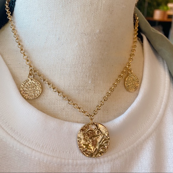 Disc-coin necklace - Picture 3 of 5